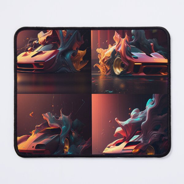 Item preview, Engineered Elegance: Abstract Supercar Painting designed and sold by BIBIHOX.