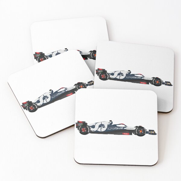 Item preview, Scuderia Alpha F1 Team 2023 Car AT04 Yuki Tsunoda Nyck De Vries designed and sold by FormulaGTee1.