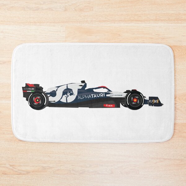 Item preview, Scuderia Alpha F1 Team 2023 Car AT04 Yuki Tsunoda Nyck De Vries designed and sold by FormulaGTee1.