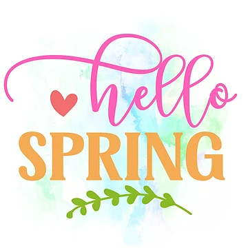 Artwork thumbnail, Hello Spring I Spring Decor by younghopes