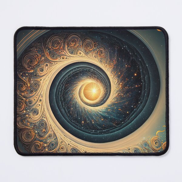 Item preview, Gold Alchemic Spiral designed and sold by OccultDreams.