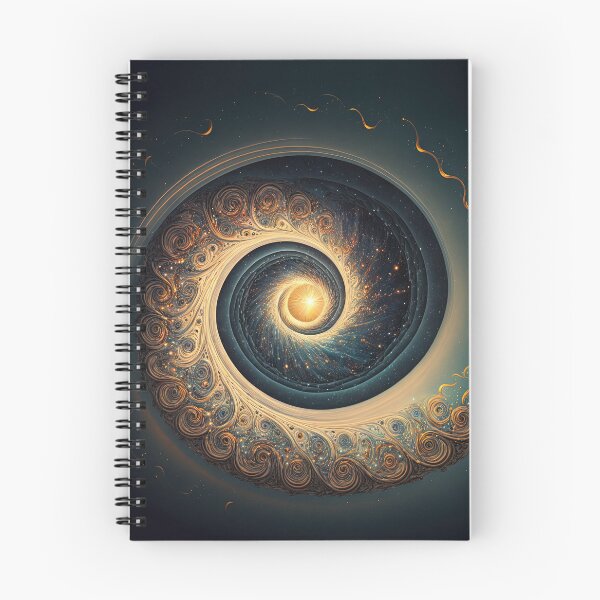 Item preview, Gold Alchemic Spiral designed and sold by OccultDreams.