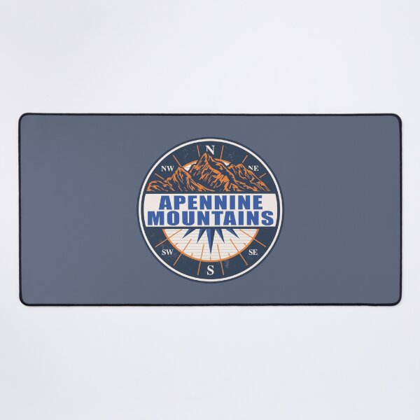 Item preview, Apennine Mountains Italy Vintage Mountain Hiking Design designed and sold by CynthiaGraphics.
