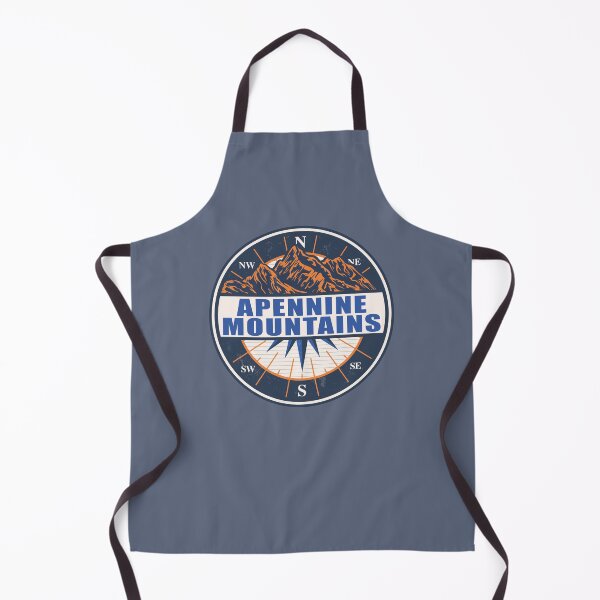 Item preview, Apennine Mountains Italy Vintage Mountain Hiking Design designed and sold by CynthiaGraphics.