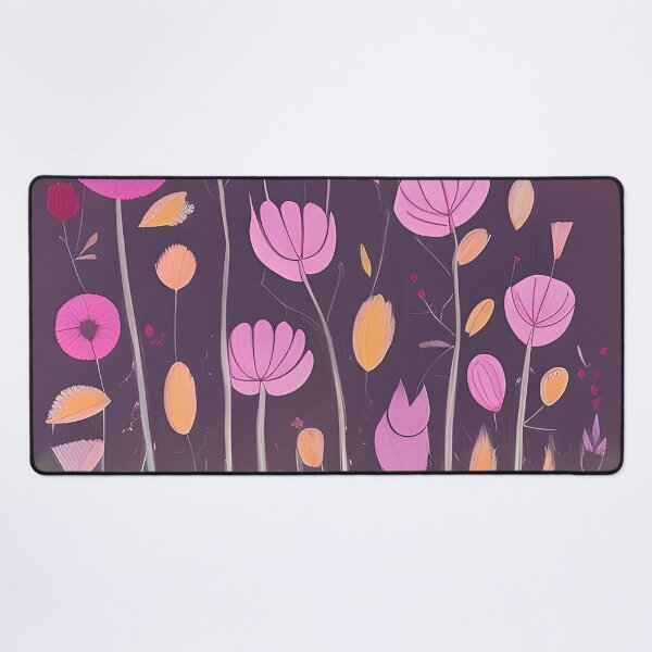Artikelvorschau, Muted pink and orange abstract floral entworfen und verkauft von ibelieveimages.