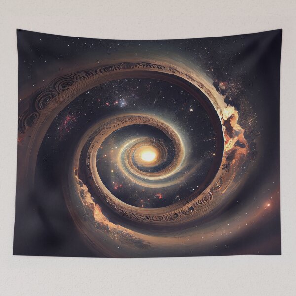 Item preview, Gold Alchemic Spiral (Variation) designed and sold by OccultDreams.