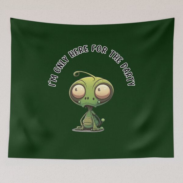 Item preview, fanny st patrick's day alien party designed and sold by softgraphics.