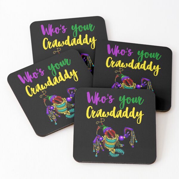 Item preview, Whos Your Crawdaddy Crawfish Jester Beads Funny Mardi Gras T-Shirt designed and sold by Modern Outlet  ⭐⭐⭐⭐⭐.