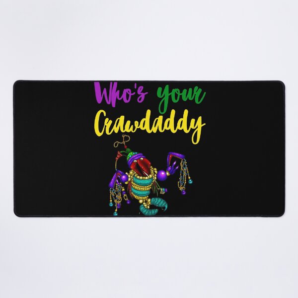 Item preview, Whos Your Crawdaddy Crawfish Jester Beads Funny Mardi Gras T-Shirt designed and sold by Modern Outlet ⭐⭐⭐⭐⭐.