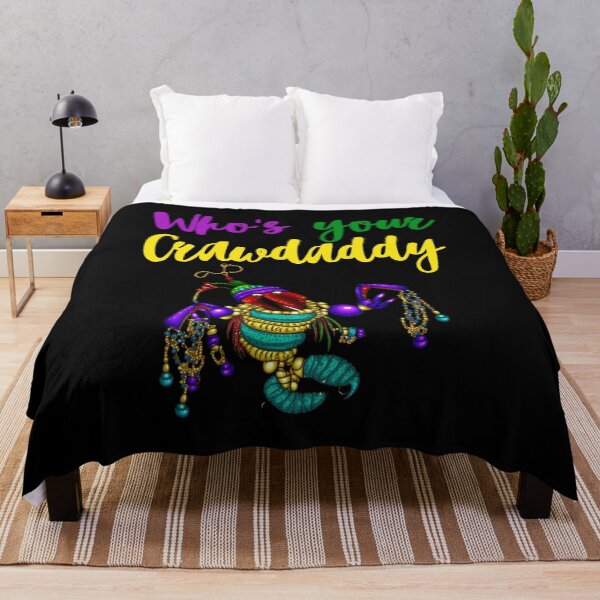 Item preview, Whos Your Crawdaddy Crawfish Jester Beads Funny Mardi Gras T-Shirt designed and sold by Modern Outlet ⭐⭐⭐⭐⭐.