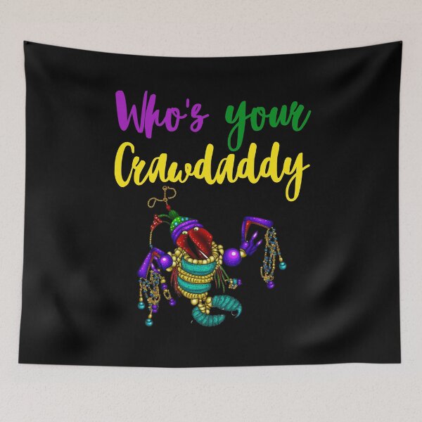 Item preview, Whos Your Crawdaddy Crawfish Jester Beads Funny Mardi Gras T-Shirt designed and sold by Modern Outlet  ⭐⭐⭐⭐⭐.