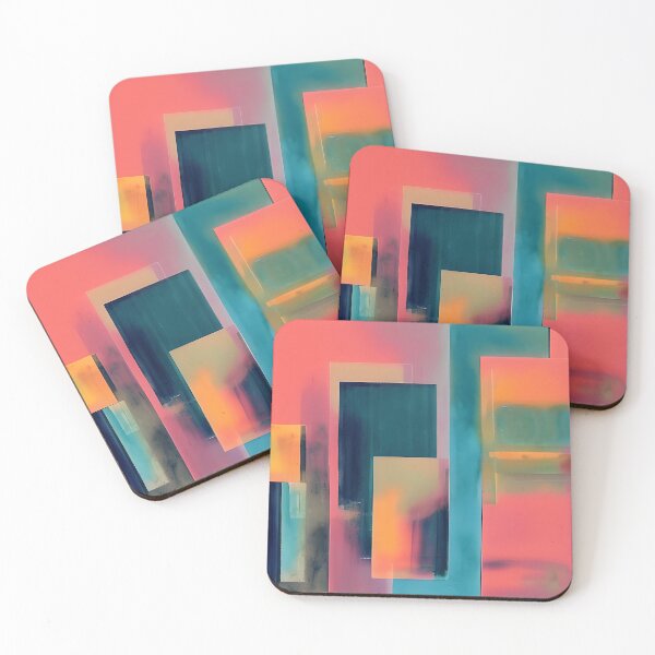 Item preview, Colorful retro rectangles designed and sold by ibelieveimages.