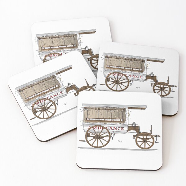 Item preview, vintage ambulance patent colour finlay mcnevin transparent designed and sold by kaiviramjaku.