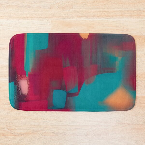 Item preview, Teal and ared abstract blend designed and sold by ibelieveimages.