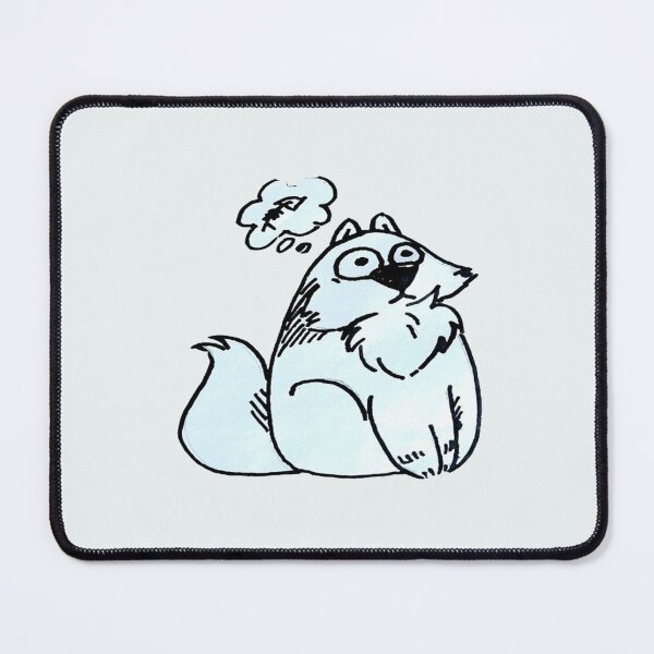 Item preview, Hand-drawn Ink Art. Fun Cat' Story. Blue Cat Thoughts designed and sold by DigiPicStock.