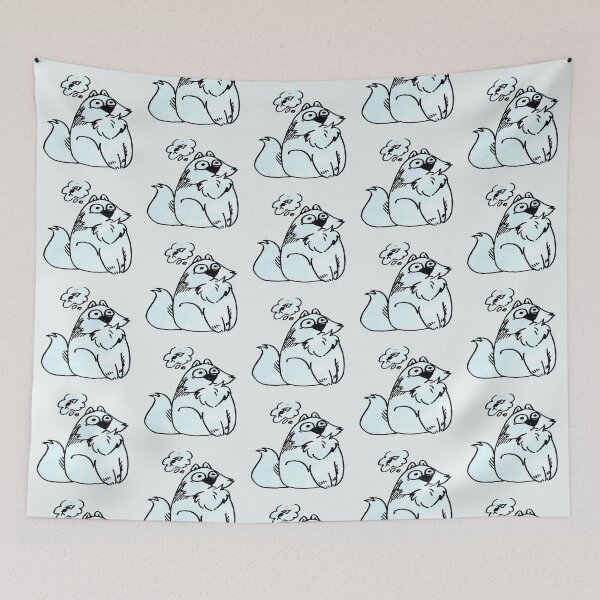 Item preview, Hand-drawn Ink Art. Fun Cat' Story. Blue Cat Thoughts designed and sold by DigiPicStock.