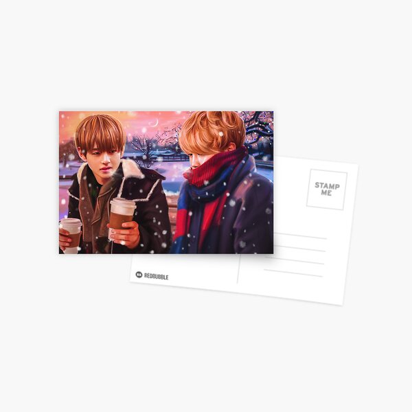 Jimin & Taehyung fanart Postcard