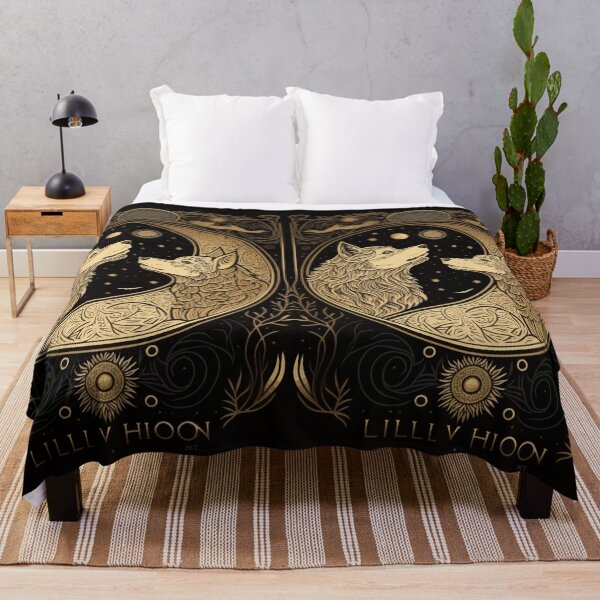 Item preview, Wolf Yin Yang tarot art designed and sold by Visual-wallart.