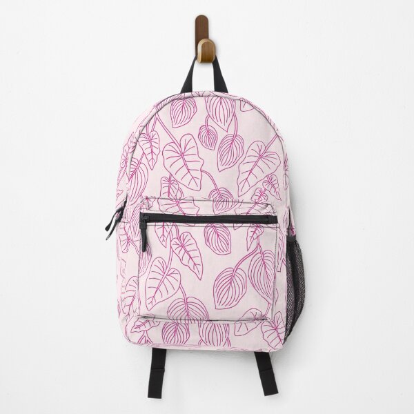 Item preview, Rainforest Leaves in pink and fuchsia designed and sold by Ellie Pankhurst.