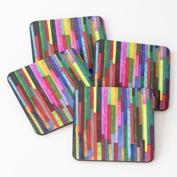 Item preview, Abstract Multicolor Lines Art designed and sold by JPArtShop1.