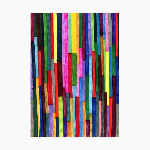Item preview, Abstract Multicolor Lines Art designed and sold by JPArtShop1.