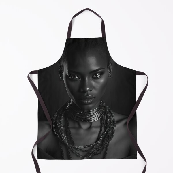 Item preview, Beautiful sensual black and white portrait of a black african woman - #1 designed and sold by 12points.