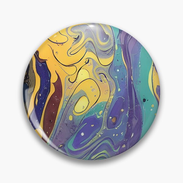 Item preview, Purple and yellow abstract water blend designed and sold by ibelieveimages.