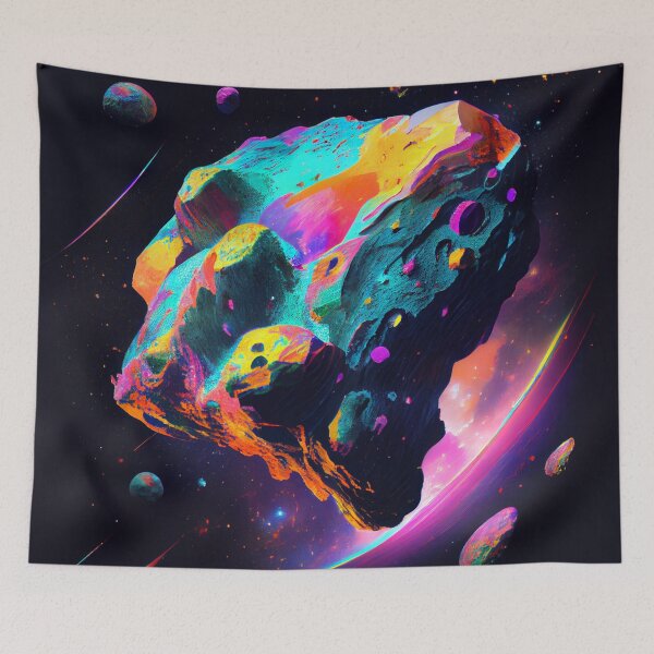 Item preview, Galactic Neon Asteroid designed and sold by mcmtdesigns.