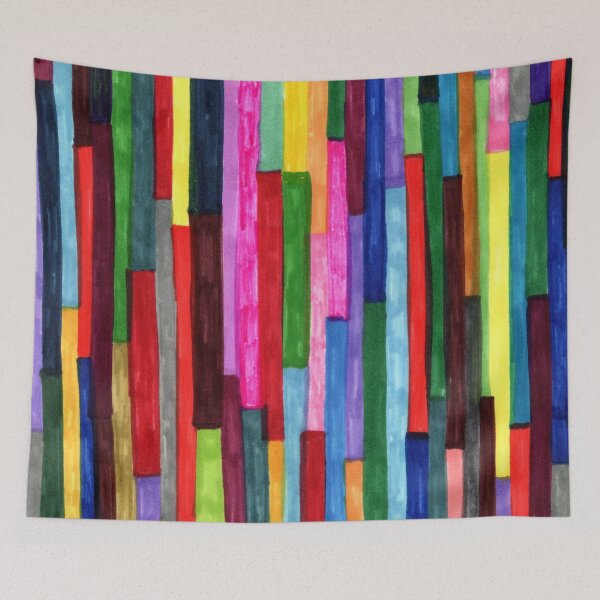 Item preview, Abstract Multicolor Lines Art designed and sold by JPArtShop1.