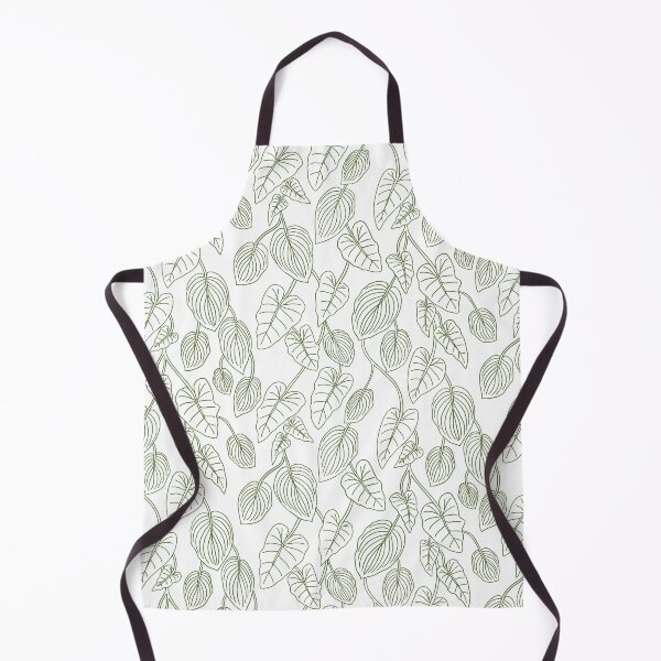 Item preview, Rainforest Leaves in khaki green and white designed and sold by Ellie Pankhurst.