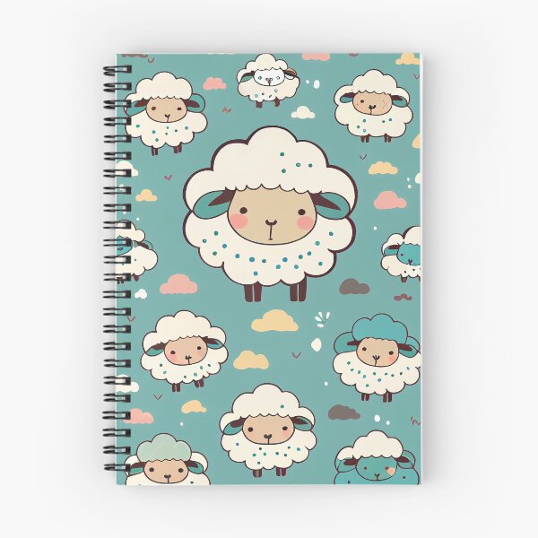 Item preview, Cute pattern of colorful sheeps designed and sold by CutePatternsRB.