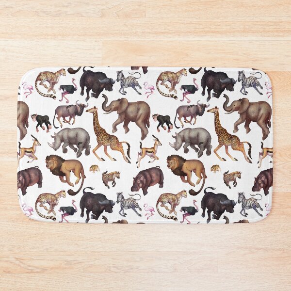 Item preview, Cozy Savanna Animals Pattern designed and sold by Phoenix of Starlight.
