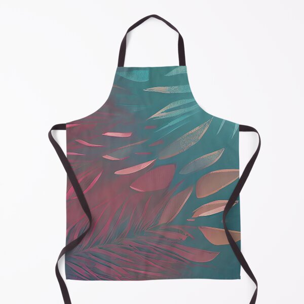 Item preview, Abstract pink and teal feathers designed and sold by ibelieveimages.