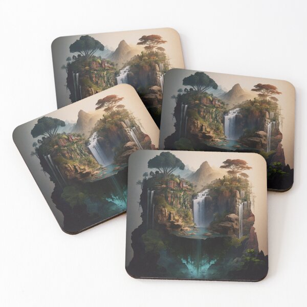 Item preview, 50 - Sacred Pools Waterfalls Inner Earth Ethereal designed and sold by StarbuckLight.