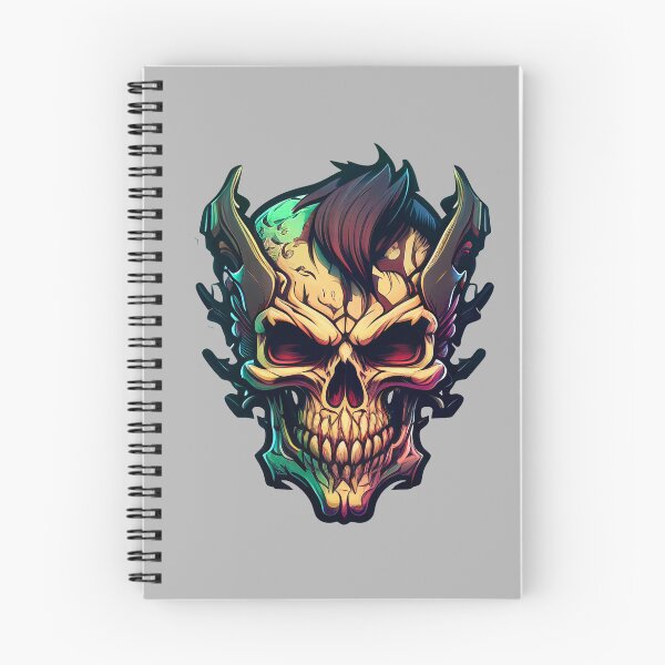 Item preview, Evil Skull Character designed and sold by BoneyardGrafix.