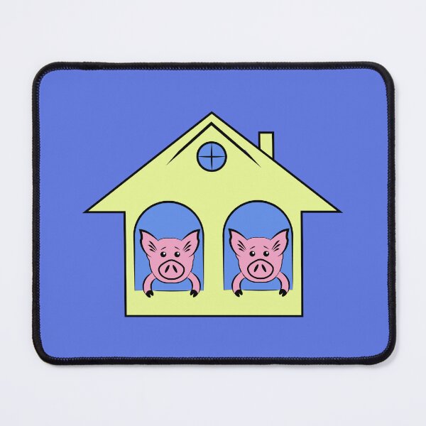 Item preview, Cute pigs in the house designed and sold by IrinaIhnatieva.