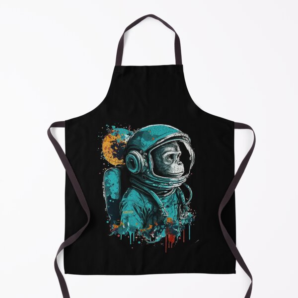 Item preview, Monkey Astronaut Outer space exploder science fiction designed and sold by WhistlingSnail.