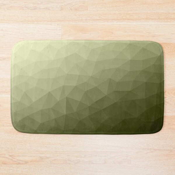 Item preview, Army green gradient geometric mesh pattern triangles ombre cool lighter version designed and sold by PLdesign.