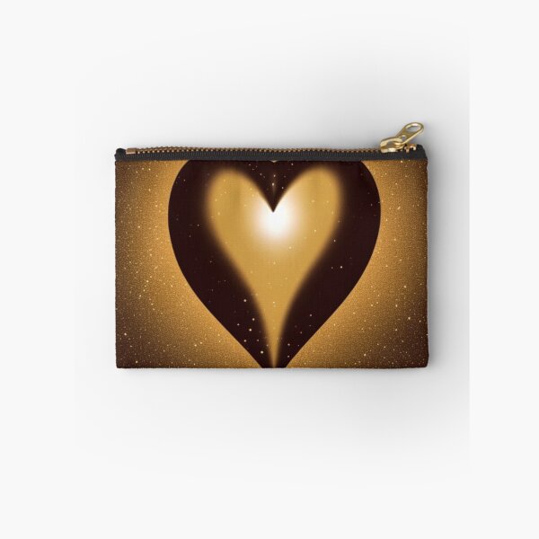 Item preview, Magical golden heart in warm, bright colors designed and sold by Anke Franikowski.
