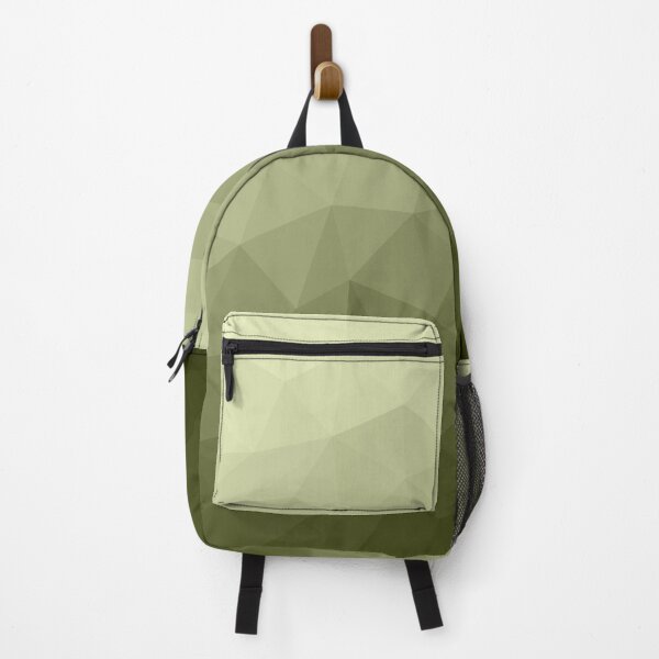Item preview, Army green gradient geometric mesh pattern triangles ombre cool lighter version designed and sold by PLdesign.
