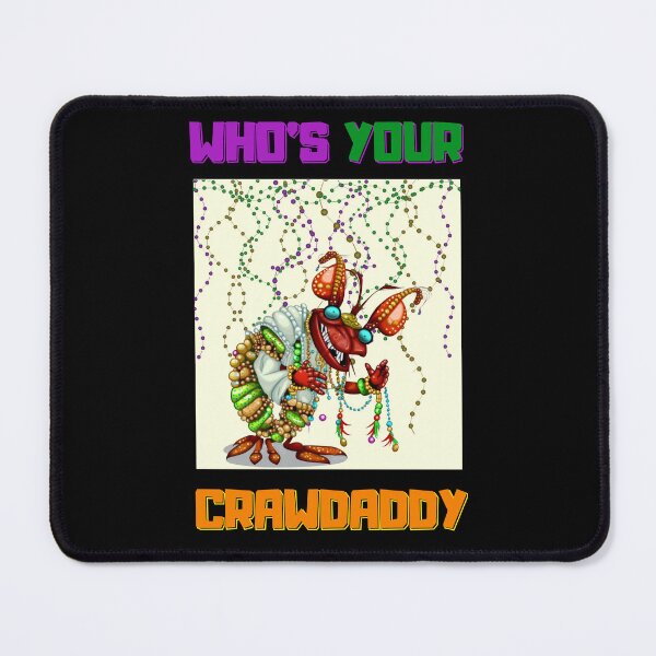 Item preview, Whos Your Crawdaddy Crawfish Jester Beads Funny Mardi Gras T-Shirt designed and sold by Modern Outlet ⭐⭐⭐⭐⭐.