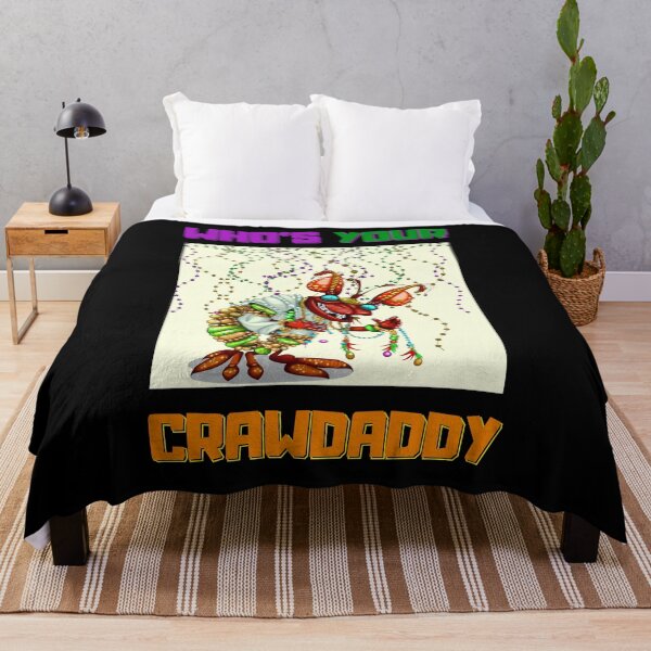 Item preview, Whos Your Crawdaddy Crawfish Jester Beads Funny Mardi Gras T-Shirt designed and sold by Modern Outlet ⭐⭐⭐⭐⭐.