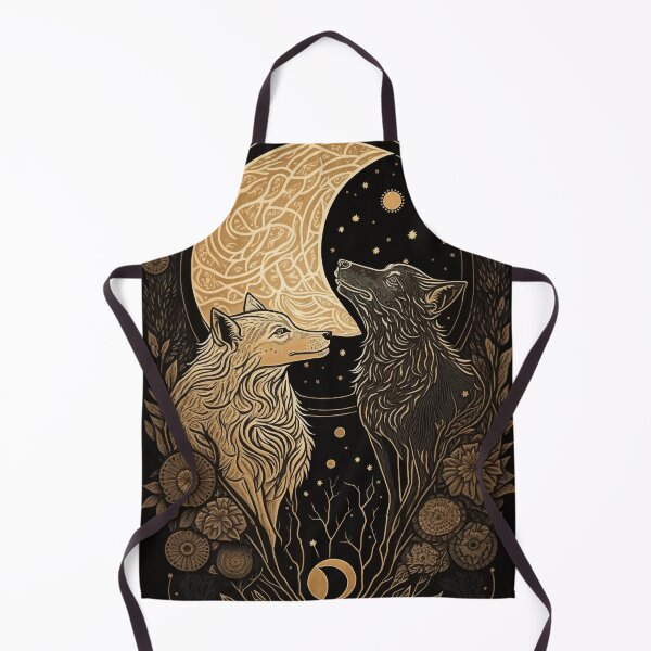 Item preview, Wolf moon fantasy tarot art designed and sold by Visual-wallart.