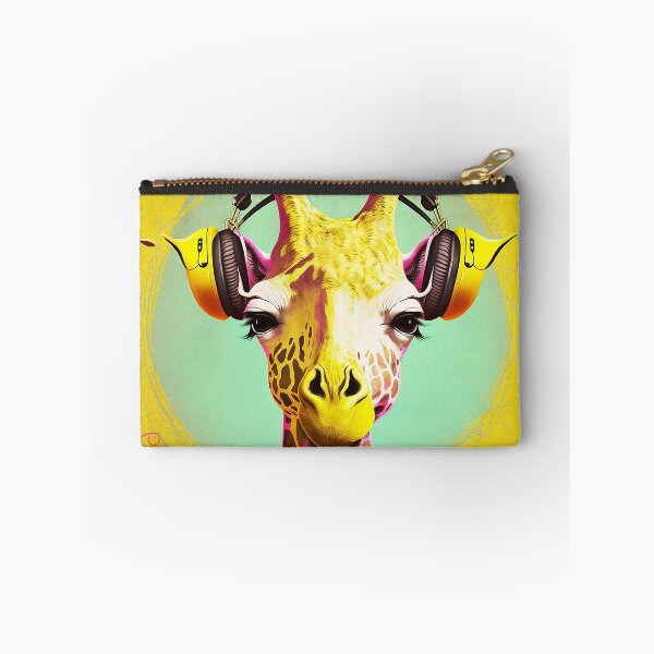 Artikelvorschau, Tragende Kopfhörer der netten Giraffe entworfen und verkauft von Petru&Myself.