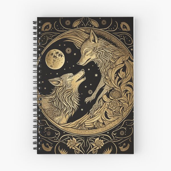 Item preview, Wolf moon fantasy tarot artwork designed and sold by Visual-wallart.