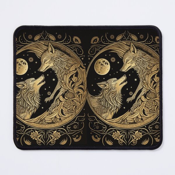 Item preview, Wolf moon fantasy tarot artwork designed and sold by Visual-wallart.