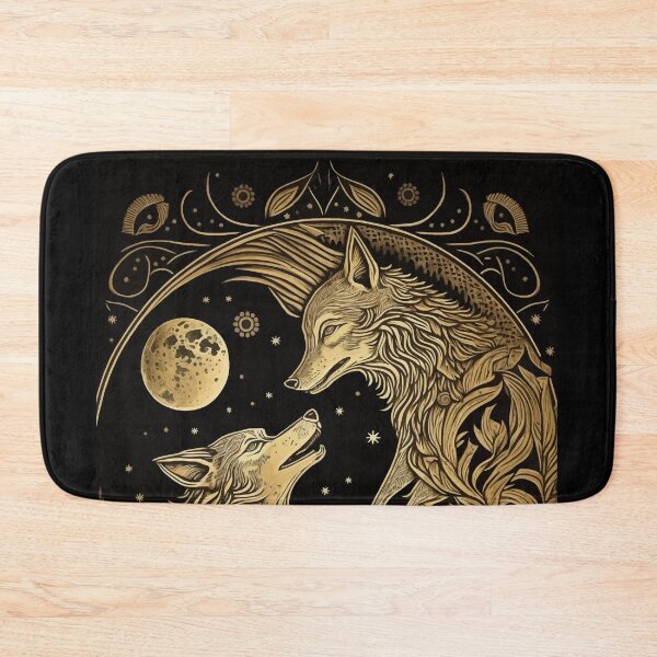Item preview, Wolf moon fantasy tarot artwork designed and sold by Visual-wallart.