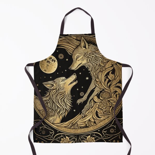 Item preview, Wolf moon fantasy tarot artwork designed and sold by Visual-wallart.