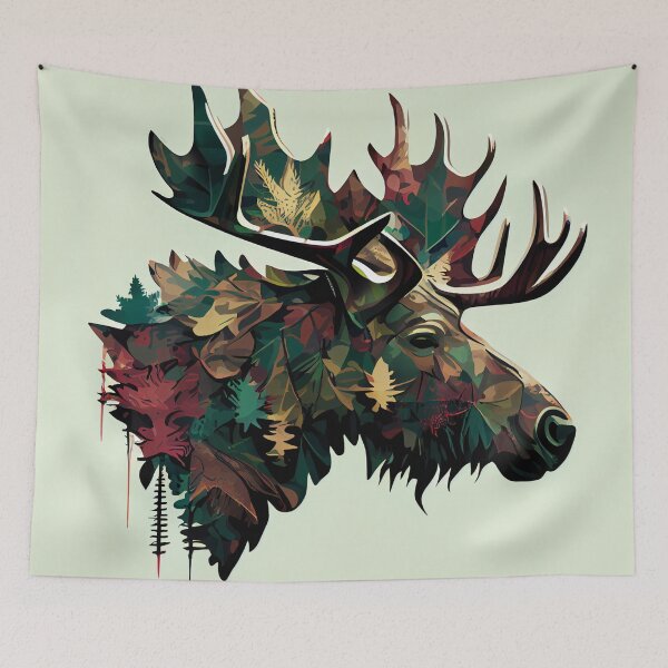 Item preview, Forested Moose Camo designed and sold by mcmtdesigns.