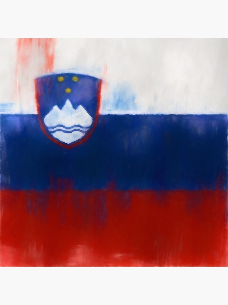 Slovenia Flag Reworked No. 1, Series 1 by 8th-and-f